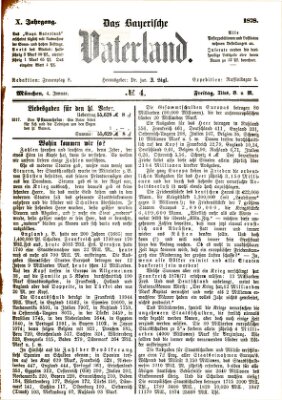 Das bayerische Vaterland Freitag 4. Januar 1878