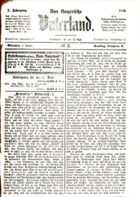 Das bayerische Vaterland Samstag 5. Januar 1878