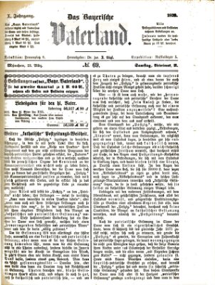 Das bayerische Vaterland Samstag 23. März 1878