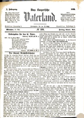 Das bayerische Vaterland Freitag 10. Mai 1878