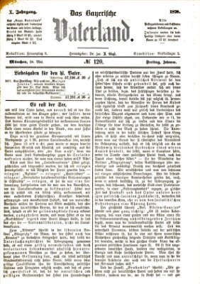 Das bayerische Vaterland Freitag 24. Mai 1878