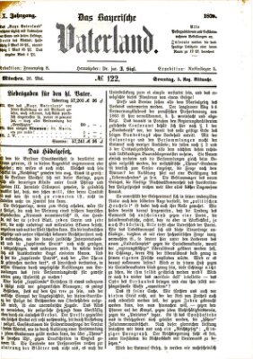 Das bayerische Vaterland Sonntag 26. Mai 1878