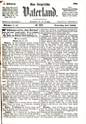 Das bayerische Vaterland Donnerstag 25. Juli 1878