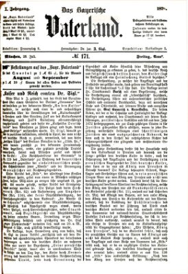 Das bayerische Vaterland Freitag 26. Juli 1878