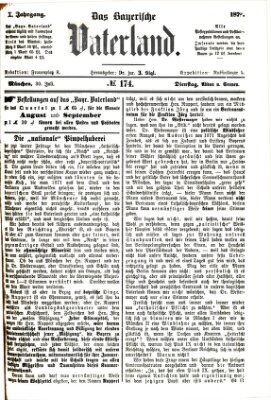 Das bayerische Vaterland Dienstag 30. Juli 1878