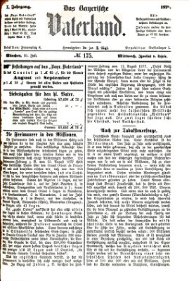 Das bayerische Vaterland Mittwoch 31. Juli 1878