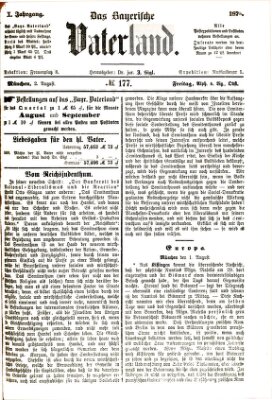 Das bayerische Vaterland Freitag 2. August 1878