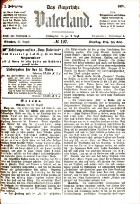 Das bayerische Vaterland Dienstag 27. August 1878