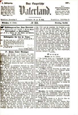 Das bayerische Vaterland Dienstag 29. Oktober 1878