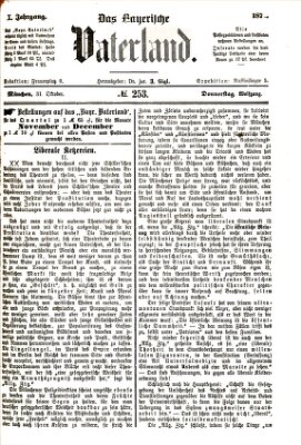 Das bayerische Vaterland Donnerstag 31. Oktober 1878