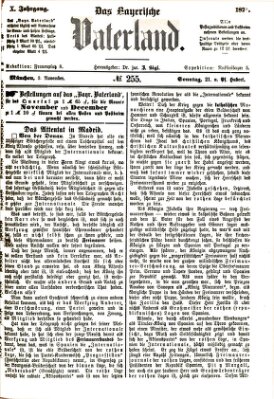 Das bayerische Vaterland Sonntag 3. November 1878