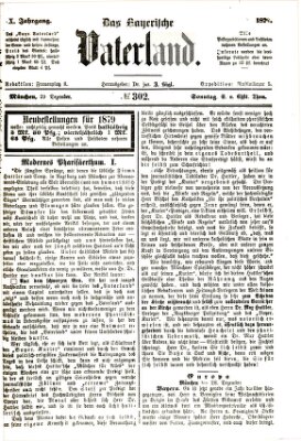 Das bayerische Vaterland Sonntag 29. Dezember 1878