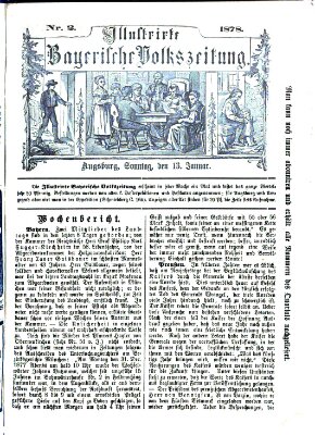 Illustrirte bayerische Volkszeitung Sonntag 13. Januar 1878