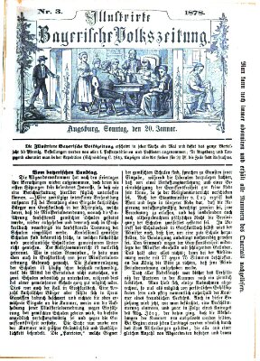 Illustrirte bayerische Volkszeitung Sonntag 20. Januar 1878