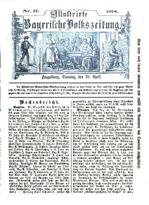 Illustrirte bayerische Volkszeitung Sonntag 28. April 1878