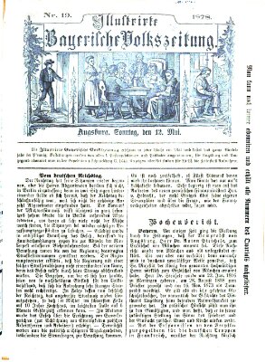 Illustrirte bayerische Volkszeitung Sonntag 12. Mai 1878