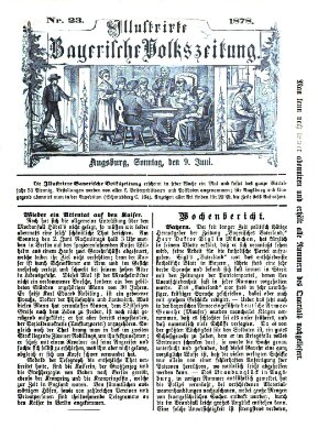 Illustrirte bayerische Volkszeitung Sonntag 9. Juni 1878