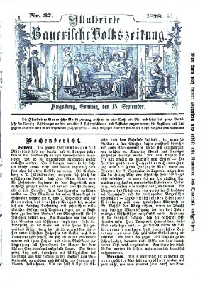 Illustrirte bayerische Volkszeitung Sonntag 15. September 1878