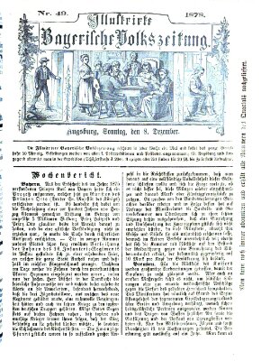 Illustrirte bayerische Volkszeitung Sonntag 8. Dezember 1878