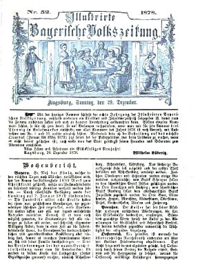 Illustrirte bayerische Volkszeitung Sonntag 29. Dezember 1878