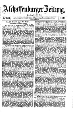 Aschaffenburger Zeitung Dienstag 14. Mai 1878