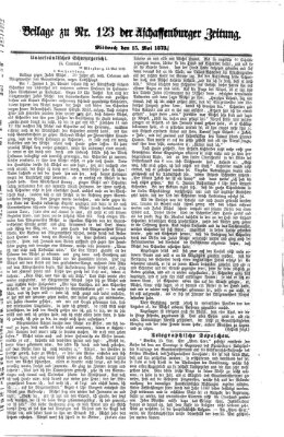 Aschaffenburger Zeitung Mittwoch 15. Mai 1878