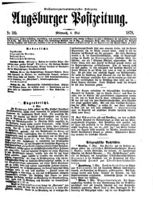 Augsburger Postzeitung Mittwoch 8. Mai 1878