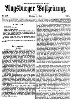 Augsburger Postzeitung Montag 20. Mai 1878