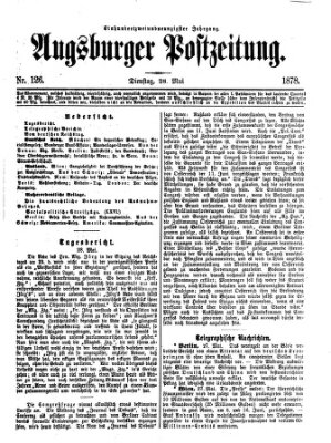 Augsburger Postzeitung Dienstag 28. Mai 1878