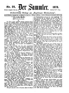 Der Sammler (Augsburger Abendzeitung) Dienstag 19. März 1878