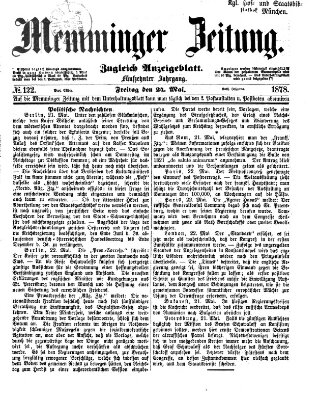 Memminger Zeitung Freitag 24. Mai 1878