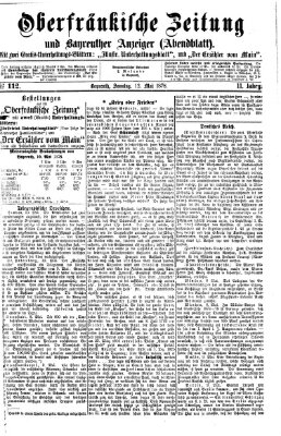 Oberfränkische Zeitung und Bayreuther Anzeiger (Bayreuther Anzeiger) Sonntag 12. Mai 1878