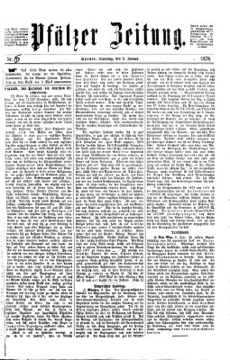 Pfälzer Zeitung Dienstag 8. Januar 1878