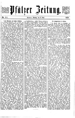 Pfälzer Zeitung Montag 13. Mai 1878