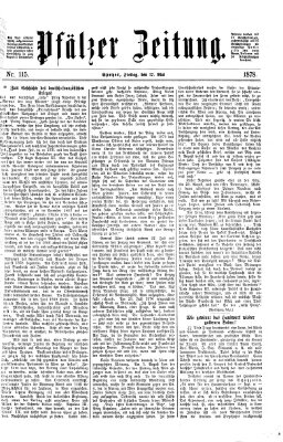 Pfälzer Zeitung Freitag 17. Mai 1878