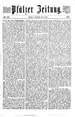 Pfälzer Zeitung Donnerstag 11. Juli 1878