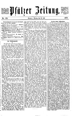 Pfälzer Zeitung Montag 22. Juli 1878