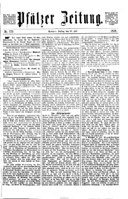 Pfälzer Zeitung Freitag 26. Juli 1878