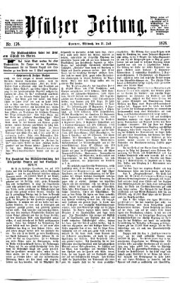 Pfälzer Zeitung Mittwoch 31. Juli 1878