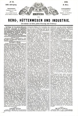 Der Berggeist Freitag 10. Mai 1878