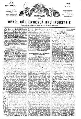 Der Berggeist Dienstag 21. Mai 1878