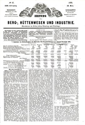 Der Berggeist Freitag 24. Mai 1878