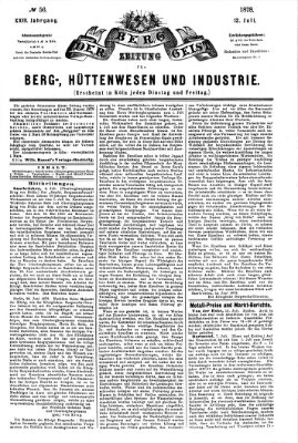 Der Berggeist Freitag 12. Juli 1878