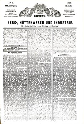 Der Berggeist Dienstag 30. Juli 1878