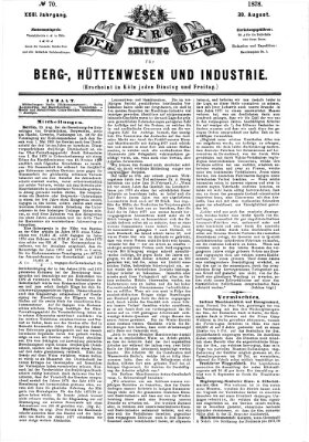 Der Berggeist Freitag 30. August 1878