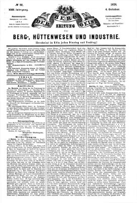 Der Berggeist Freitag 4. Oktober 1878