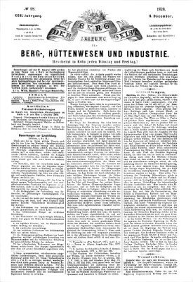 Der Berggeist Freitag 6. Dezember 1878