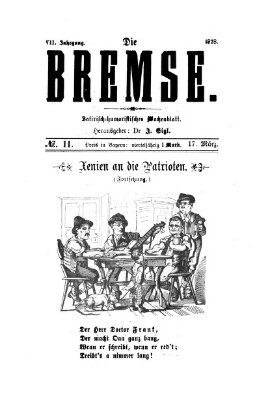 Die Bremse Sonntag 17. März 1878